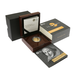 Pre-Owned 2016 UK The Shakespeare Tragedies £2 Gold Proof Coin