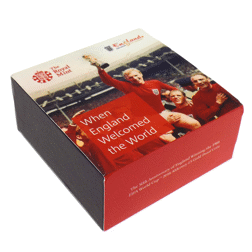 Pre-Owned 2016 UK 50th Anniversary 1966 World Cup Proof £5 Gold Coin