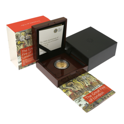 Pre-Owned 2016 UK Great Fire Of London £2 Proof Gold Coin
