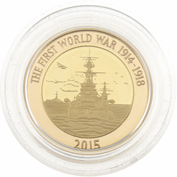 Pre-Owned 2015 UK The Royal Navy £2 Gold Proof Coin
