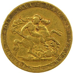 Pre-Owned 1820 London Mint George III Full Sovereign Gold Coin