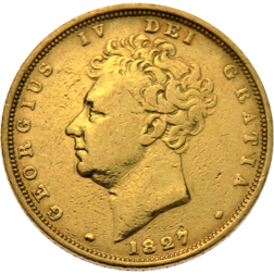 Pre-Owned 1827 London Mint George IV 
