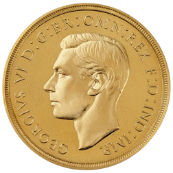 Pre-Owned 1937 George VI £2 Double Sovereign Proof Design Gold Coin