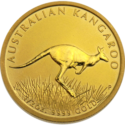 Pre-Owned 2008 Australian Kangaroo 1/2oz Gold Coin
