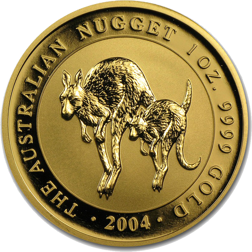 Pre-Owned 2004 Australian Nugget 1oz Gold Coin
