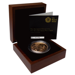 Pre-Owned 2014 £5 Brilliant Uncirculated Gold Coin