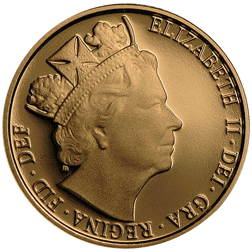 Pre-Owned 2016 UK Quarter Sovereign Proof Gold Coin