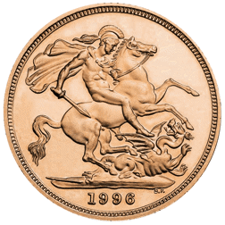 Pre-Owned 1996 UK Full Sovereign Proof Gold Coin