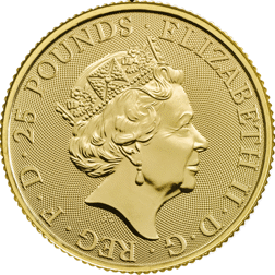 Pre-Owned 2018 UK Queen’s Beasts The Unicorn Of Scotland 1/4oz Gold Coin