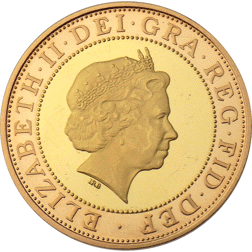 Pre-Owned 2007 Act of Union £2 Proof Design Gold Coin