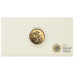 Pre-Owned 2010 UK Full Sovereign Gold Coin - Carded