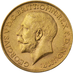 Pre-Owned 1925 Perth Mint George V Full Sovereign Gold Coin