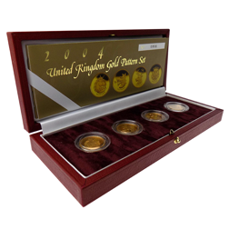 Pre-Owned 2004 UK Pattern Proof 4 Gold Coin Set