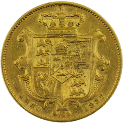 Pre-Owned 1837 King William IV Shield Sovereign