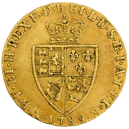 Pre-Owned 1789 George III Crowned Spade Guinea