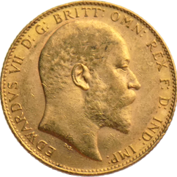 Pre-Owned UK Edward VII & George V Full Sovereign Portrait Gold 2-Coin Set