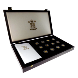 Pre-Owned Precious Fine Miniature Gold 24-Coin Collection