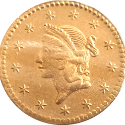 Pre-Owned 1853 American Liberty Head $1 Gold Coin