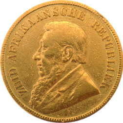 Pre-Owned 1896 South African 1 Pond Gold Coin