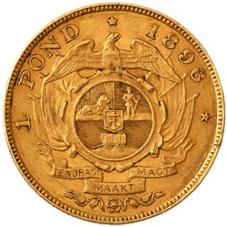 Pre-Owned 1896 South African 1 Pond Gold Coin