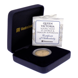 Pre-Owned 1876 Melbourne Victoria Young Head Full Sovereign with Box and Certificate