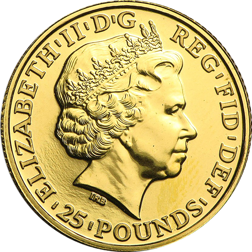 Pre-Owned 2015 UK Lunar Sheep 1/4oz Gold Coin