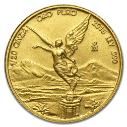Pre-Owned 2018 Mexican Libertad 1/20oz Gold Coin