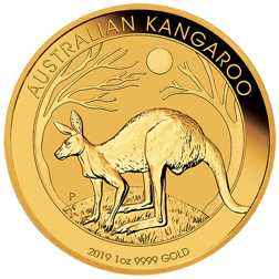 Pre-Owned 2019 Australian Kangaroo 1oz Gold Coin