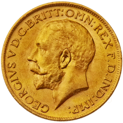 Pre-Owned UK George V Full Sovereign Gold Coin - Mixed Dates