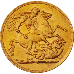 Pre-Owned UK George V Full Sovereign Gold Coin - Mixed Dates