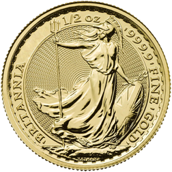 Pre-Owned UK Queen Elizabeth II Britannia 1/2oz Gold Coin (2014 - 2023) - Mixed Dates