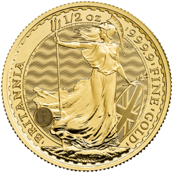 Pre-Owned UK Queen Elizabeth II Britannia 1/2oz Gold Coin (2014 - 2023) - Mixed Dates