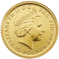 Pre-Owned UK Queen Elizabeth II Britannia 1/10oz Gold Coin (2014 - 2023) - Mixed Dates