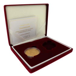 Pre-Owned 2005 UK Battle of Trafalgar Proof Design Crown Gold Coin
