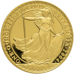 Pre-Owned 2004 UK Britannia Proof Design 1oz Gold coin