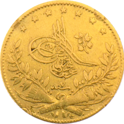 Pre-Owned Turkish 50 Kurush Gold Coin
