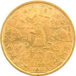 Pre-Owned 1944 Romanian 20 Lei Gold Coin