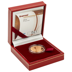 Pre-Owned 2016 South African Krugerrand 1/4oz Proof Gold Coin