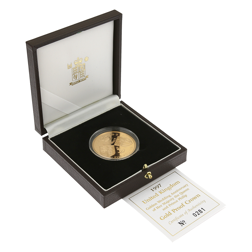 Pre-Owned 1997 Golden Wedding Anniversary Proof Gold £5 Coin