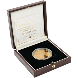 Pre-Owned 1997 Golden Wedding Anniversary Proof Gold £5 Coin