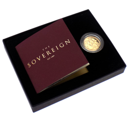 Pre-Owned 2016 UK Full Sovereign Brilliant Uncirculated Gold Coin Boxed