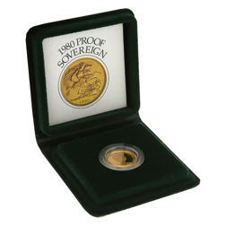 Pre-Owned 1980 UK Full Sovereign Proof Gold Coin
