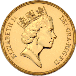 Pre-Owned 1994 Brilliant Uncirculated £5 Gold Coin