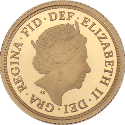 Pre-Owned 2020 UK Half Sovereign Proof Gold Coin