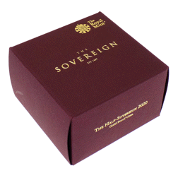 Pre-Owned 2020 UK Half Sovereign Proof Gold Coin