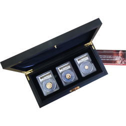 Pre-Owned 2020 Tristan da Cunha George III Heritage Gold Proof Sovereign 3-Coin Set
