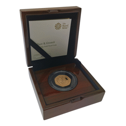 Pre-Owned 2019 UK Royal Mint Wallace and Gromit 50p Gold Proof Coin