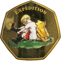 Pre-Owned Winnie The Pooh: Expedition Seven Sided Gold Round