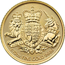 Pre-Owned UK Coat of Arms 1/10oz Gold Coin - Mixed Dates