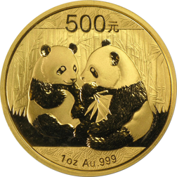Pre-Owned 2009 Chinese Panda 1oz Gold Coin